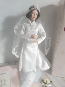 Muñeca de porcelana nupcial Grace 1997 The Ashton Drake Galleries #93772 con certificado de autenticidad - Imagen 1 de 8
