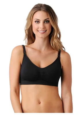 Sujetador de lactancia BELLY BANDIT negro de maternidad bandita, grande de EE. UU., NUEVO CON ETIQUETAS Foto 1 de 4