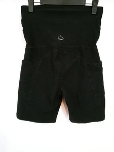 Pantalones Cortos Bicicleta Maternidad Beyond Yoga Beyond The Bump Space Dye 7.5" Negro/Gris Talla M - Imagen 1 de 2