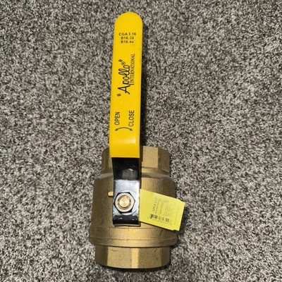 "Válvula de bola roscada de latón Apollo 94a-100-01/3""" Foto 1 de 4