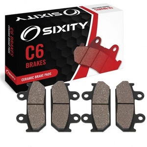 Front Ceramic Brake Pads 1991-1994 Honda CBR600F F2 Set Full Kit Solid Rotor kj - Picture 1 of 8