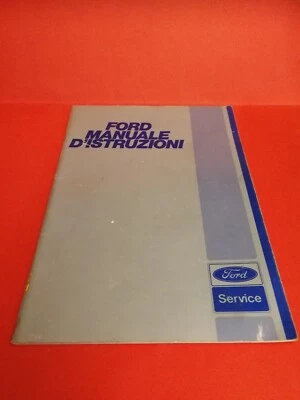 FORD Fiesta - Escort - Taunus - Capri Libretto Uso e Manutenzione Originale - Immagine 1 di 4