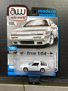 1/64 AUTO WORLD MODERN MUSCLE 1986 DODGE CONQUEST TSi WHITE - Picture 1 of 2