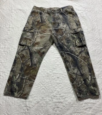 Wrangler Pro Gear Realtree Mens 40x30 (Actual 36x 29) Camo Hunting Pants  - Image 1 of 4