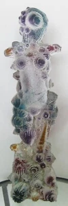 Marsha Blaker DeSomma Glass Female Shell Sculpture Signed 2000 - Picture 1 of 12