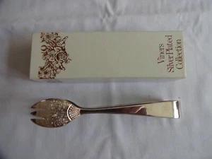Viners Silver Plated Collection Ice Tongs. F331/113 Alpha Plate. 160 mm long - Picture 1 of 3