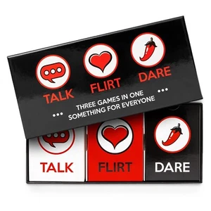 Fun and Romantic Game for Couples - Talk Flirt Dare - Date Night Box - Conver... - Picture 1 of 1