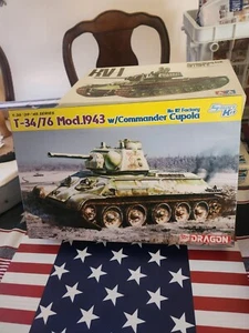1/35 Dragon T-34/76 Mod.1943 w/Commander Cupola. - Picture 1 of 3