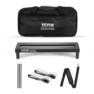 15''x5.7'' Lightweight Aluminum Guitar Pedal Board w/ Carry Bag, Fits 4-6 Pedals - Picture 1 of 12