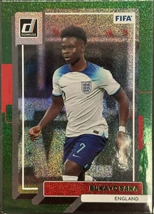 2022-23 Panini Donruss Bukayo Saka Green Speckle #26 - Imagen 1 de 2