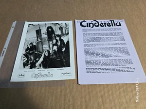 Cinderella Promo Press Kit "Heartbreak Station" 1990 NM - Philly Glam Metal - Bild 1 von 7