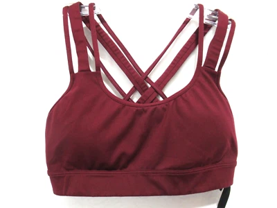 Victoria's Secret Sport Size Small Burgundy Strappy Racerback Sports Bra - Image 1 of 4