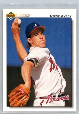 💎1992 Upper Deck Baseball #475 Steve Avery - Atlanta Braves💎 - Image 1 of 2