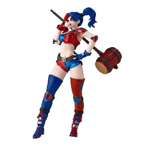 KAIYODO Harley Quinn Red & Blue Amazing Yamaguchi 1/12 Scale Action Figure - Picture 1 of 14