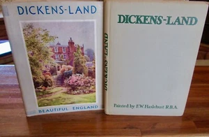 Dickens-land ~ J A Nicklin.  Illustr E. W. Haslehust. 1940s   HbDj  HERE in MELB - Bild 1 von 12