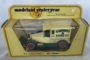 Matchbox Models of Yesteryear Y5 1927 TALBOT VAN Chivers & Sons box 1978 - Picture 1 of 3