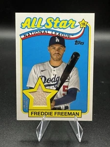 2024 Topps Serie 2 1989 All Stars Relic #89ASR-FF Freddie Freeman - Imagen 1 de 2