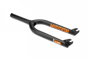 FORK 20" MISSION BMX BATTALION 100% CRMO 1 PCE 26MM O/S BLACK - Picture 1 of 1