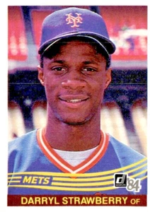 1984 Donruss #68 Darryl Strawberry RC Baseball Card New York Mets Near Mint - Picture 1 of 2