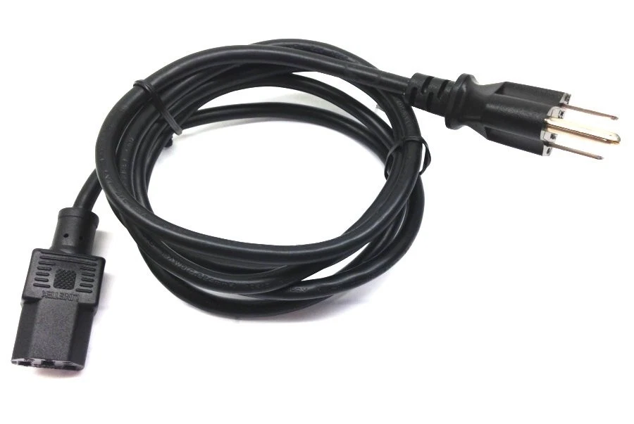 3 Prong Pin AC Power Cord Cable for PC Desktop Computer - Image 1 of 1