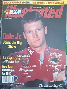 NASCAR Winston Cup Illustrated EARNHARDT JR 2000 Rookie Debut - Bild 1 von 2