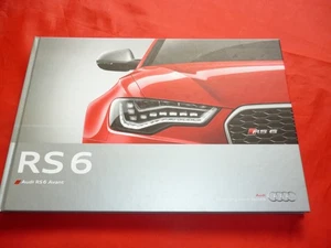 AUDI RS 6 C7 4G Avant Hardcover Prospekt Brochure Depliant Folleto von März 2013 - Bild 1 von 10