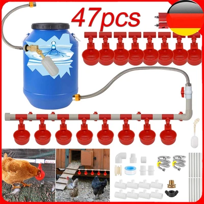 Geflügeltränke Hühnertränke Küken, Enten, Gänse, Wachteln Hühner Wasser Tränke - Bild 1 von 4