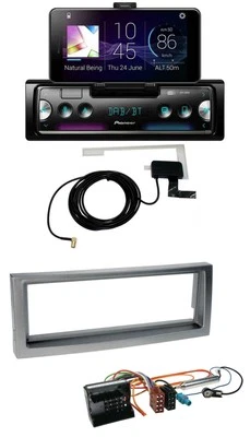 Pioneer DAB Bluetooth MP3 USB Autoradio für Citroen C5 Peugeot 407 ab 04 grau-me - Bild 1 von 4