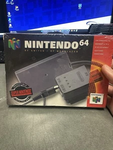 Nintendo 64 N64 OEM RF Switch Modulator **New Sealed Torn Seal** - Picture 1 of 9