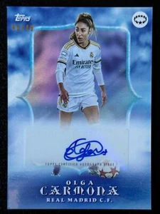 Topps 2024 Aitana Bonmati Platinum Curated Real Madrid Auto Olga Carmona /49 - Picture 1 of 2