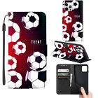 Personalised Football Case For iPhone 15 Pro Max 14 13 12 11 Print Leather Cover