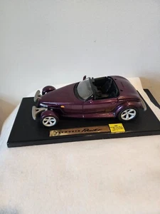 VINTAGE Purple Plymouth Prowler 1:18 Scale Diecast Car Maistro? Ertl? - Picture 1 of 8