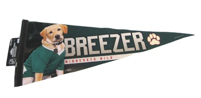 NEW Minnesota Wild Hockey NHL Authentic BREEZER Adopted Service Dog Pennant - Image 1 of 4