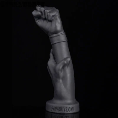 Silicone Simulation Large Dildo Fist Anal Plug Huge Dildo Black Dilator Sex Toys - Image 1 of 4