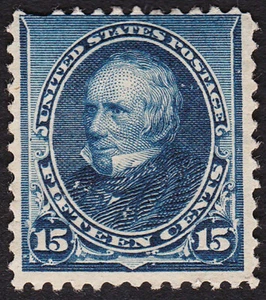 US #227 15c 1890 Henry Clay Unused No Gum (CV $180) - Picture 1 of 2