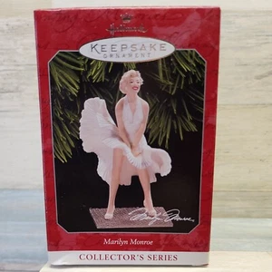 Hallmark Keepsake Ornament Marilyn Monroe 1998 White Dress - Picture 1 of 5