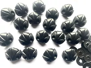 20x GRANDI giocattoli naso cane SICUREZZA peluche animali nasi in plastica fai da te artigianato 35 mm - Foto 1 di 3