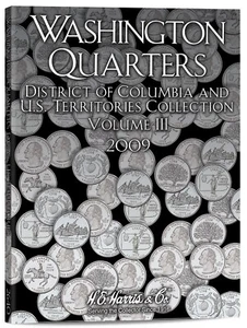 Carpeta de monedas H E Harris #2640 cuartos de cuarto de año #3 2009 libro de compras y ventas - Imagen 1 de 5