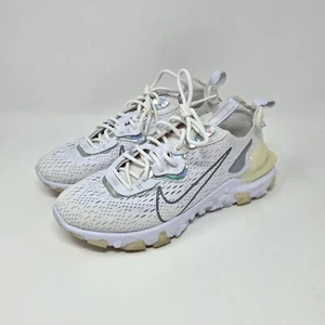 Nike Womens React Vision White Particle Gray Running Shoes Sneakers Size 8 - Picture 1 of 8
