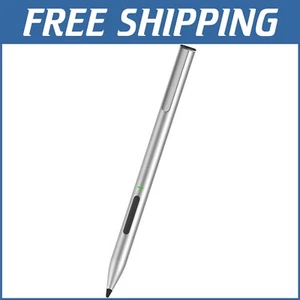 Rechargeable Stylus Pen for Surface Devices - 4096 Pressure Sensitivity, Silver - Picture 1 of 9