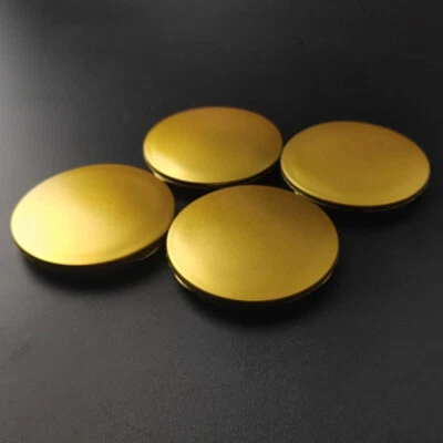 4x 63mm No Logo Gold Felgendeckel Nabendeckel für M595 OZ Racing Superturismo - Bild 1 von 4