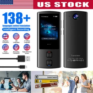 Portable 137 Languages Translator WiFi offline Translator + Photo translation - Picture 1 of 13