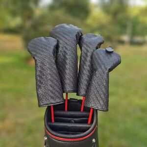New 3D Texture Golf Club Headcover Driver Fairway Wood Cover Head Cover Set 135X