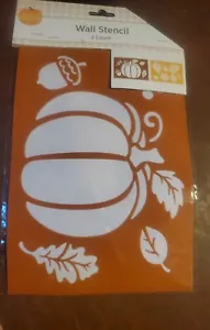 NEW LOT flexible self adhesive stencils BLESSED THANKSGIVING PUMPKIN FALL THEME - Picture 1 of 2