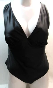 Badeanzug Old Navy Damen Tie-Back Gr. 3X Schwarz Neu - Bild 1 von 12