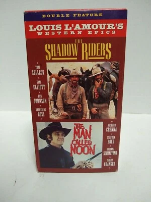 Louis L'amours The Shadow Riders & The Man Called Noon VHS Double Feature, 1995 - Image 1 of 4