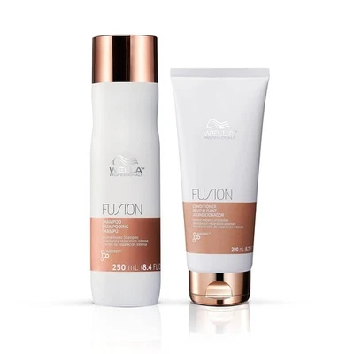 Juego de champú reparador intenso Wella Fusion 8,4 oz y acondicionador 6,7 oz, reparación capilar Foto 1 de 4