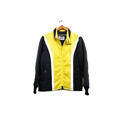 Chaqueta de carreras de motocross Yamaha de colección de los años 70 para hombre grande de colección de los años 70 Moto Racer en muy buena condición Foto 1 de 4