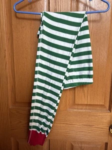 Hanna Andersson Adult Green White Striped Pajama Pants, Size S NWOT - Picture 1 of 12