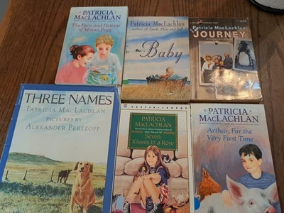 Lot 6 Patricia MacLachlan Books very good paperback homeschool classroom library - Image 1 of 4